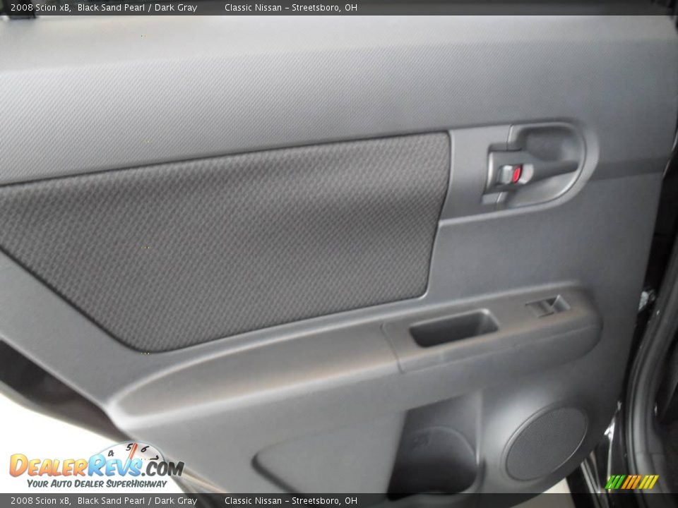 2008 Scion xB Black Sand Pearl / Dark Gray Photo #22