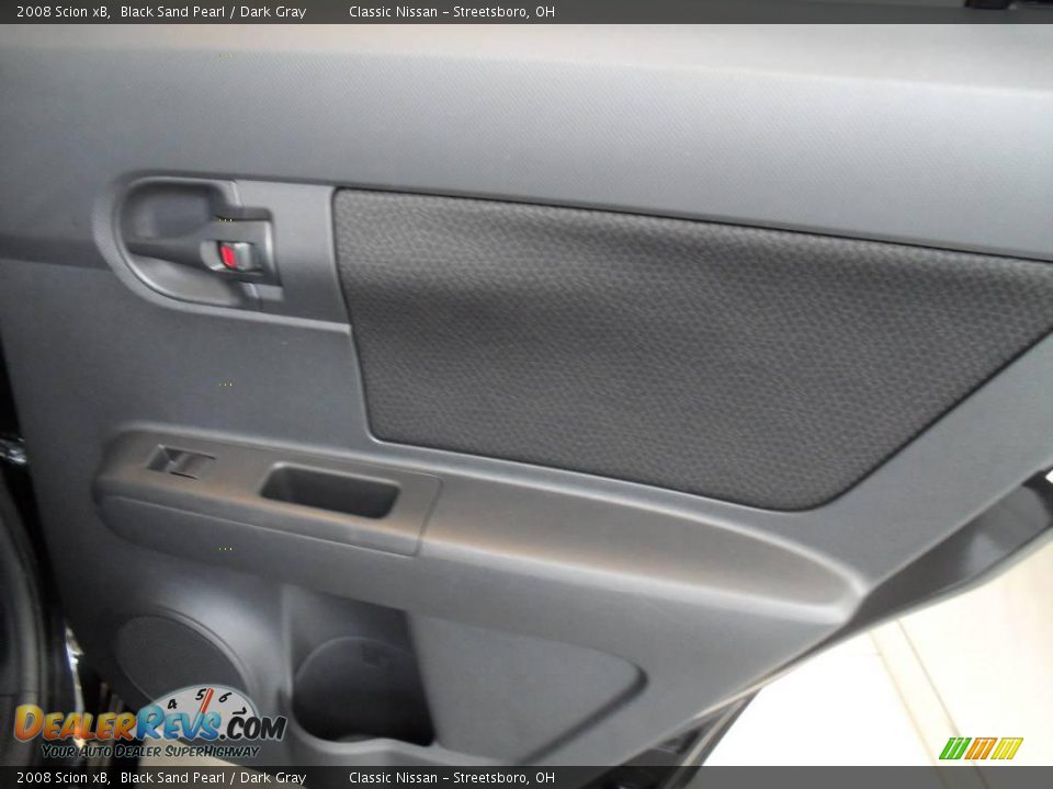 2008 Scion xB Black Sand Pearl / Dark Gray Photo #23