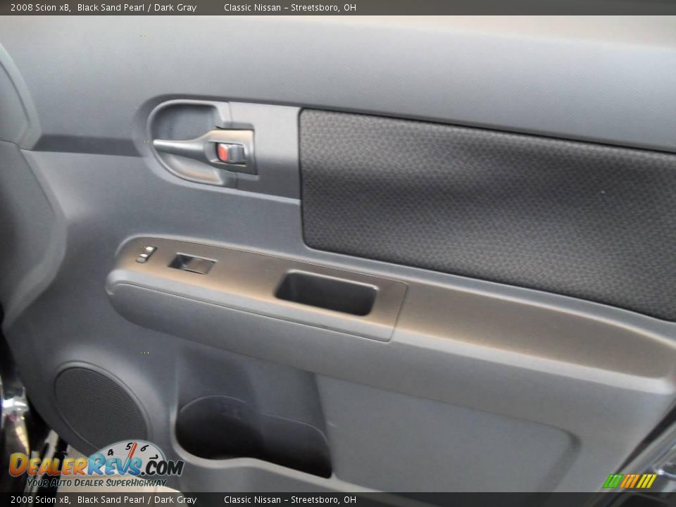 2008 Scion xB Black Sand Pearl / Dark Gray Photo #24