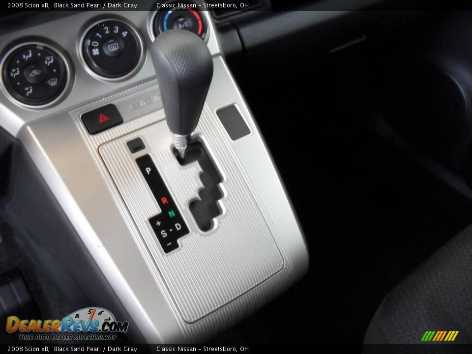 2008 Scion xB Black Sand Pearl / Dark Gray Photo #28