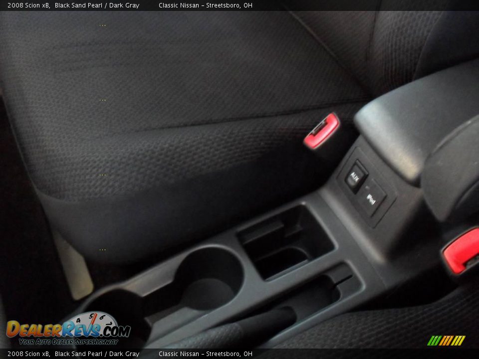 2008 Scion xB Black Sand Pearl / Dark Gray Photo #29