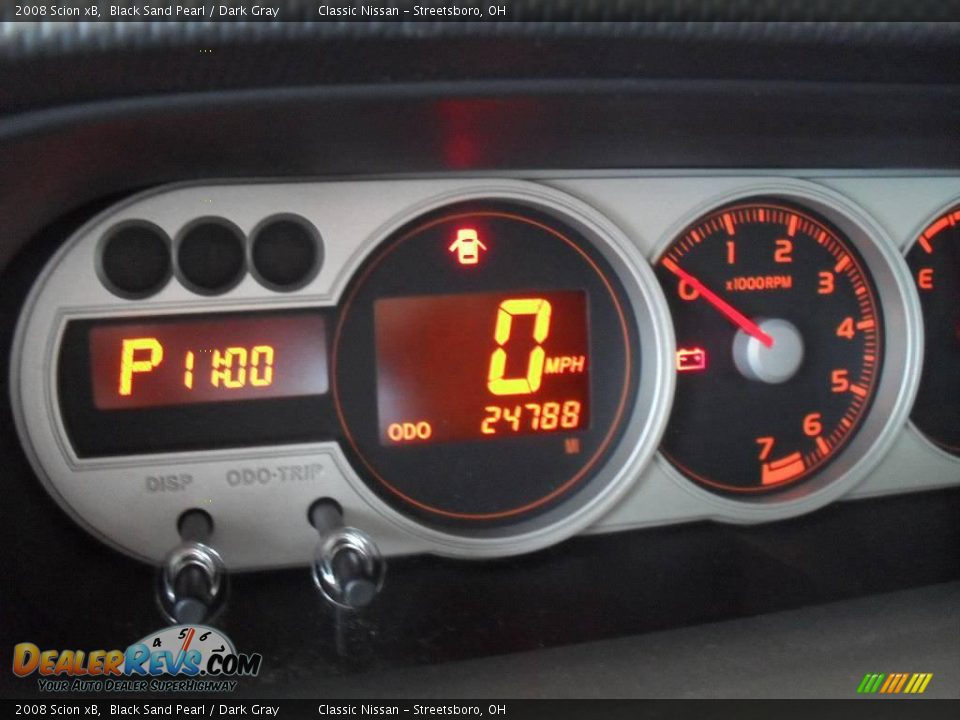 2008 Scion xB Black Sand Pearl / Dark Gray Photo #30
