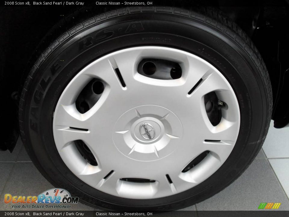 2008 Scion xB Black Sand Pearl / Dark Gray Photo #32