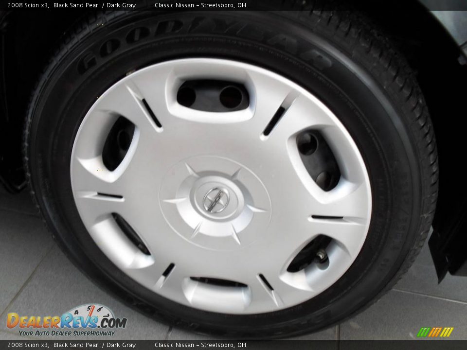 2008 Scion xB Black Sand Pearl / Dark Gray Photo #34