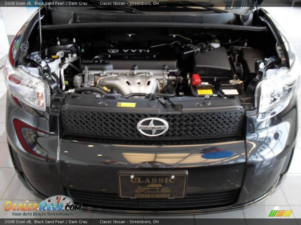2008 Scion xB Black Sand Pearl / Dark Gray Photo #35