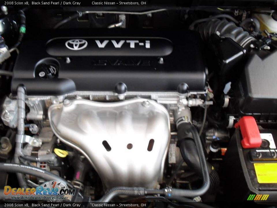 2008 Scion xB Black Sand Pearl / Dark Gray Photo #36