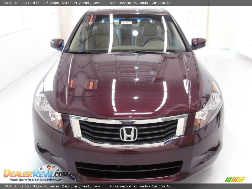 2010 Honda Accord EX-L V6 Sedan Dark Cherry Pearl / Ivory Photo #6