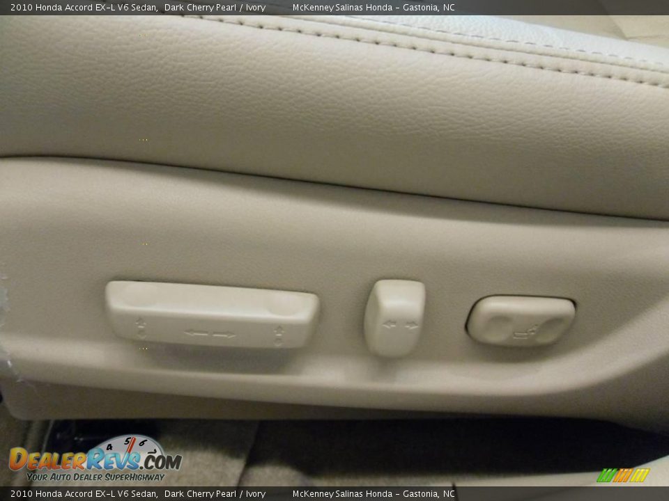 2010 Honda Accord EX-L V6 Sedan Dark Cherry Pearl / Ivory Photo #10