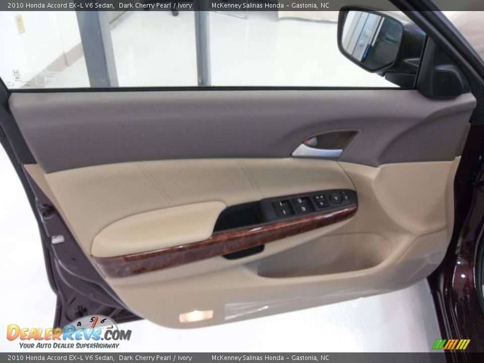 2010 Honda Accord EX-L V6 Sedan Dark Cherry Pearl / Ivory Photo #11