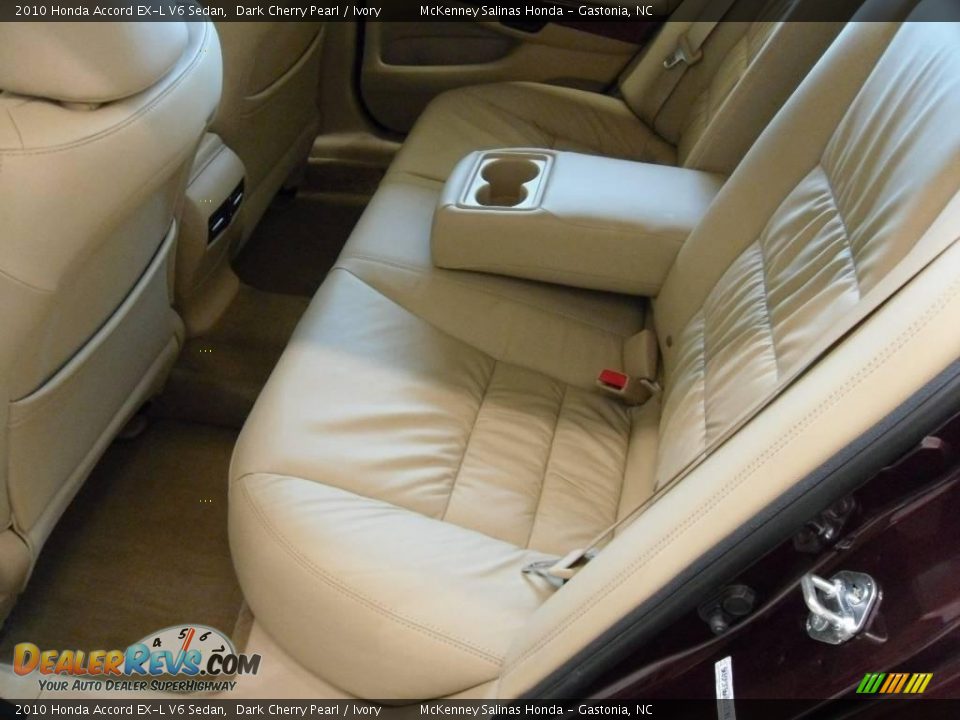 2010 Honda Accord EX-L V6 Sedan Dark Cherry Pearl / Ivory Photo #12