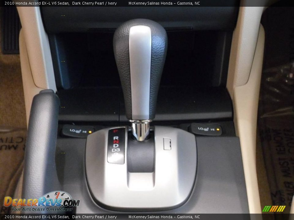 2010 Honda Accord EX-L V6 Sedan Dark Cherry Pearl / Ivory Photo #14
