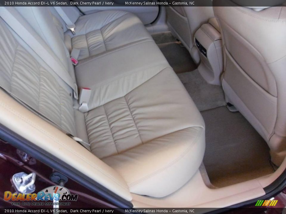 2010 Honda Accord EX-L V6 Sedan Dark Cherry Pearl / Ivory Photo #18