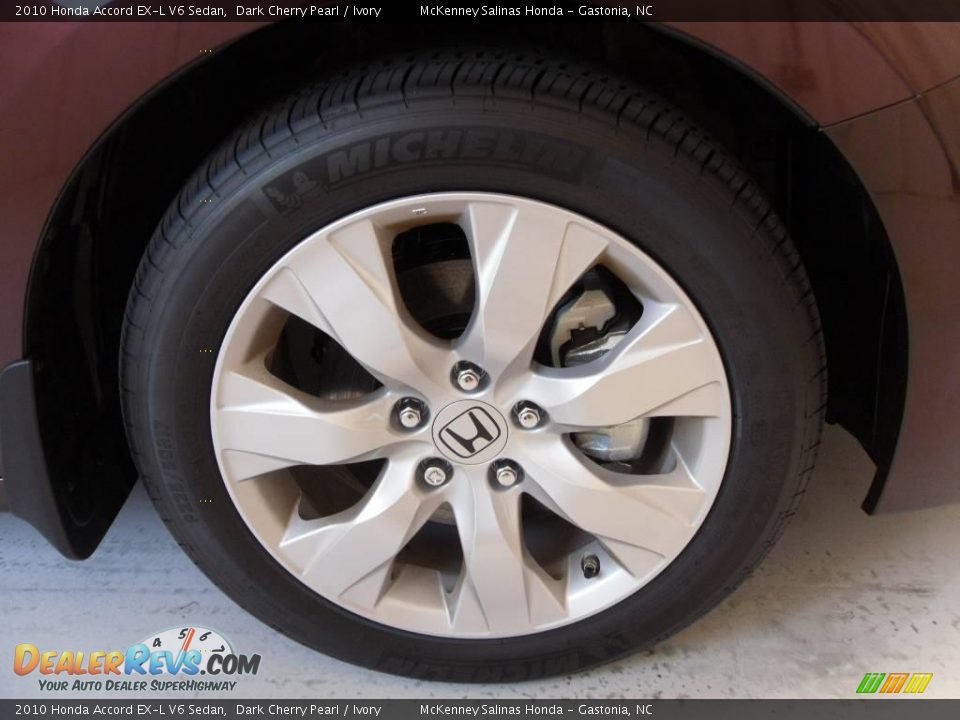 2010 Honda Accord EX-L V6 Sedan Dark Cherry Pearl / Ivory Photo #24