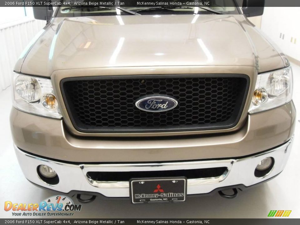2006 Ford F150 XLT SuperCab 4x4 Arizona Beige Metallic / Tan Photo #3