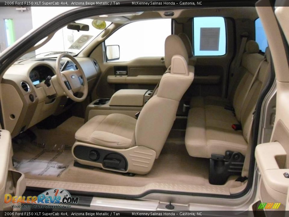 2006 Ford F150 XLT SuperCab 4x4 Arizona Beige Metallic / Tan Photo #30