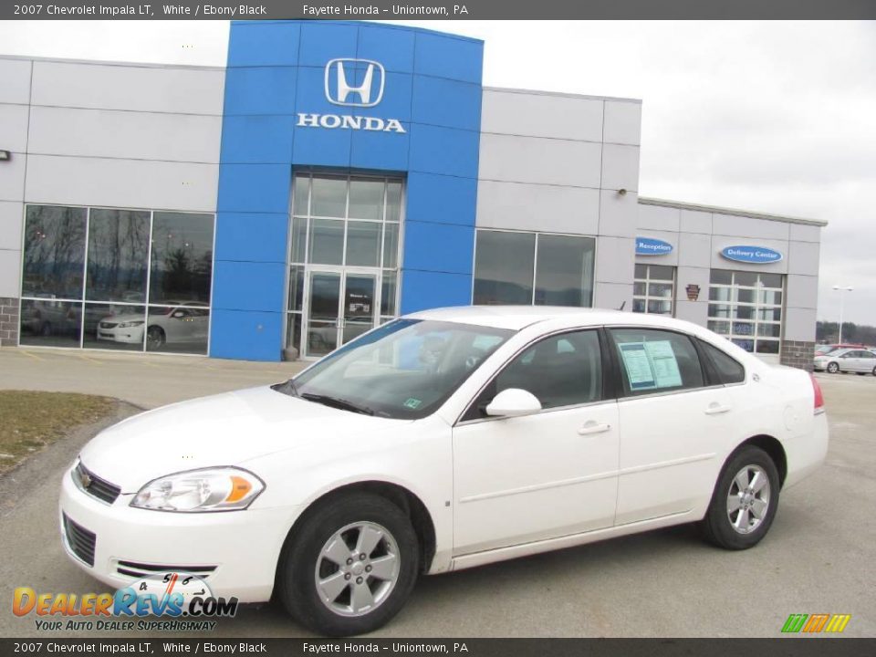 2007 Chevrolet Impala LT White / Ebony Black Photo #1
