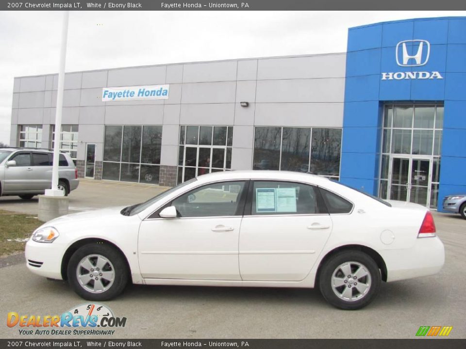 2007 Chevrolet Impala LT White / Ebony Black Photo #2