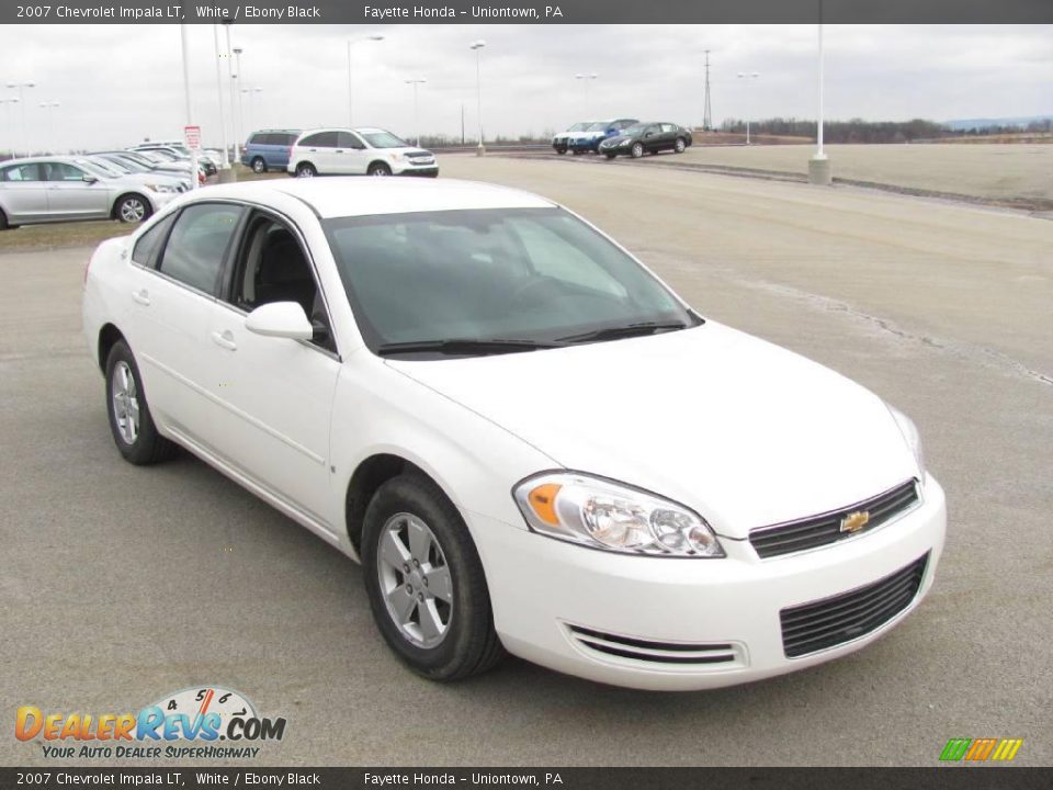 2007 Chevrolet Impala LT White / Ebony Black Photo #4