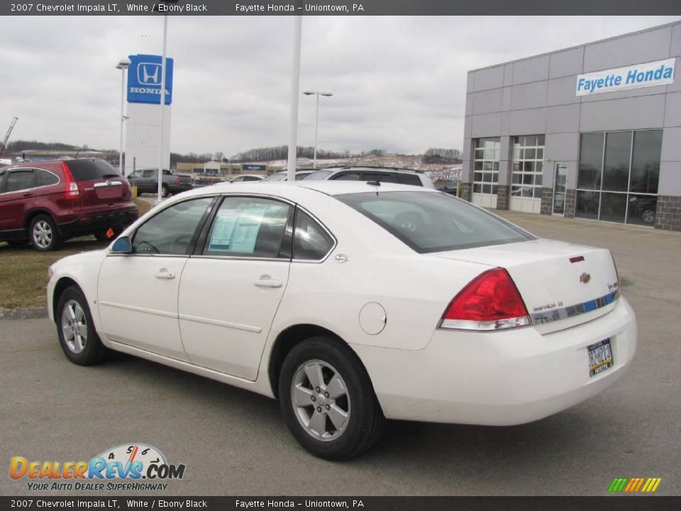 2007 Chevrolet Impala LT White / Ebony Black Photo #10