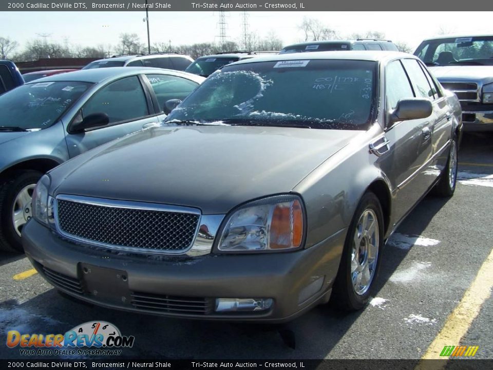 2000 Cadillac DeVille DTS Bronzemist / Neutral Shale Photo #2