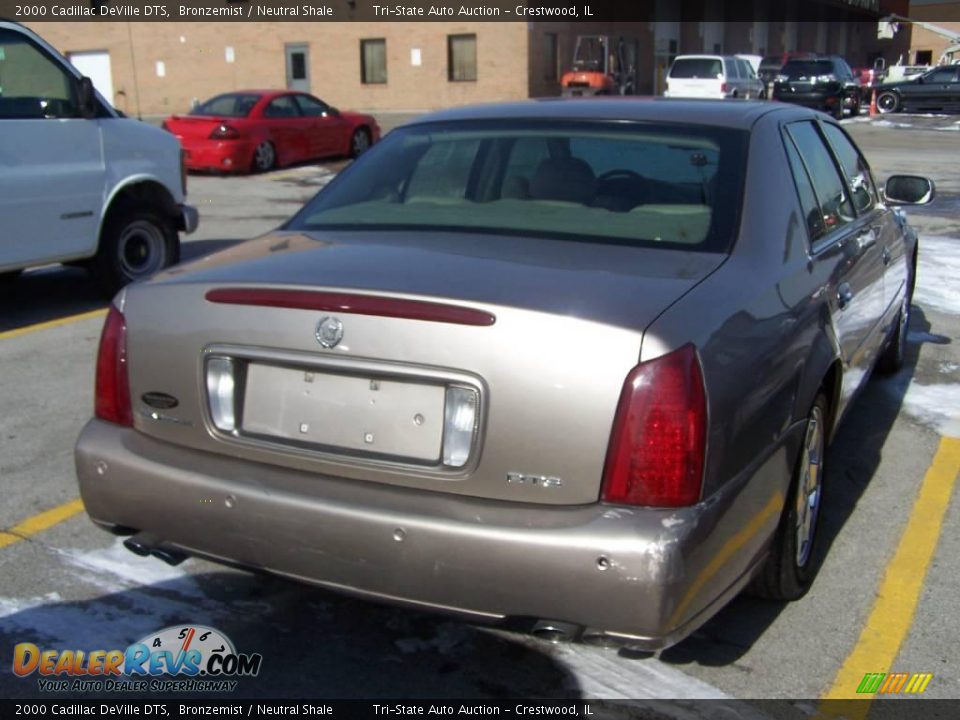 2000 Cadillac DeVille DTS Bronzemist / Neutral Shale Photo #4