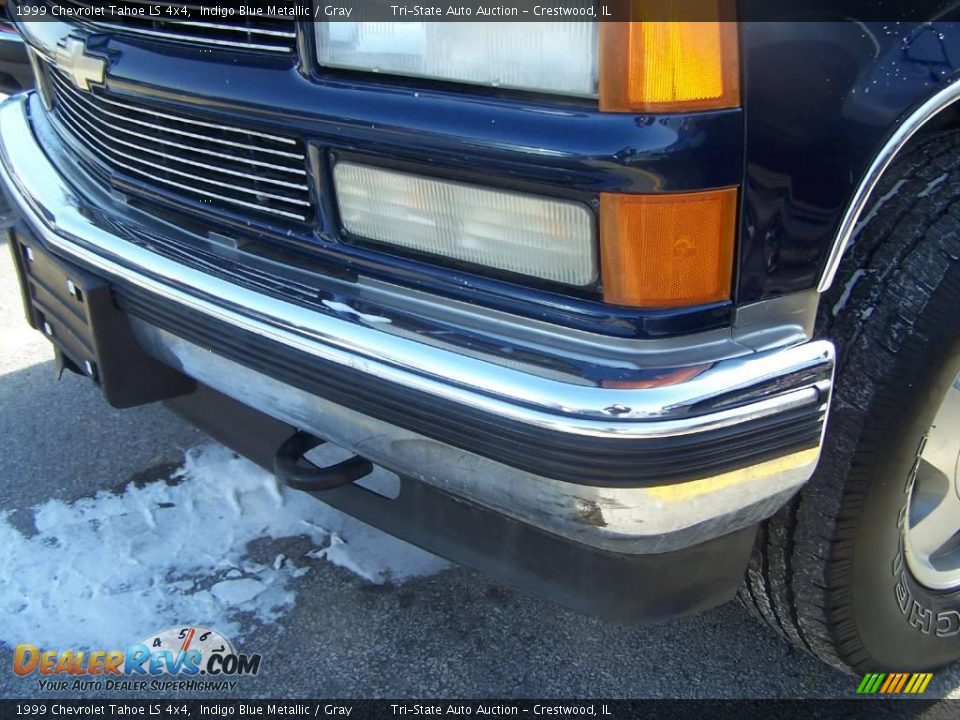 1999 Chevrolet Tahoe LS 4x4 Indigo Blue Metallic / Gray Photo #24