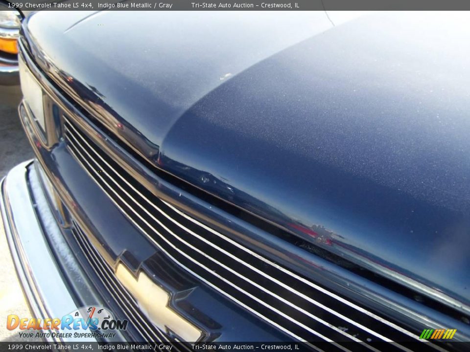 1999 Chevrolet Tahoe LS 4x4 Indigo Blue Metallic / Gray Photo #25