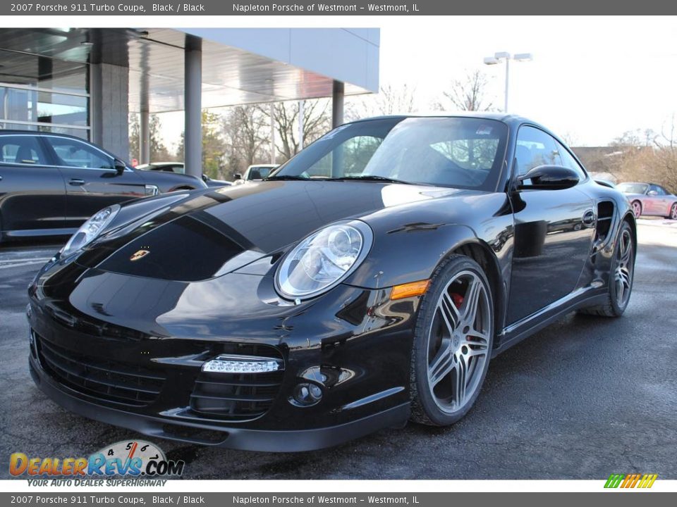 2007 Porsche 911 Turbo Coupe Black / Black Photo #1