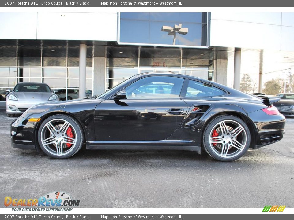2007 Porsche 911 Turbo Coupe Black / Black Photo #2