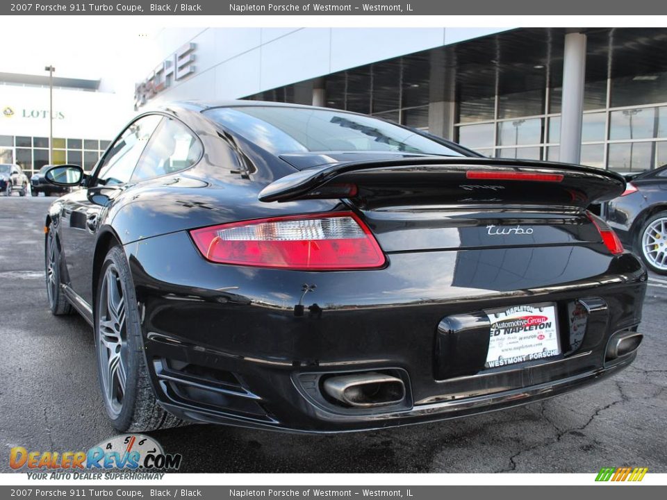 2007 Porsche 911 Turbo Coupe Black / Black Photo #3