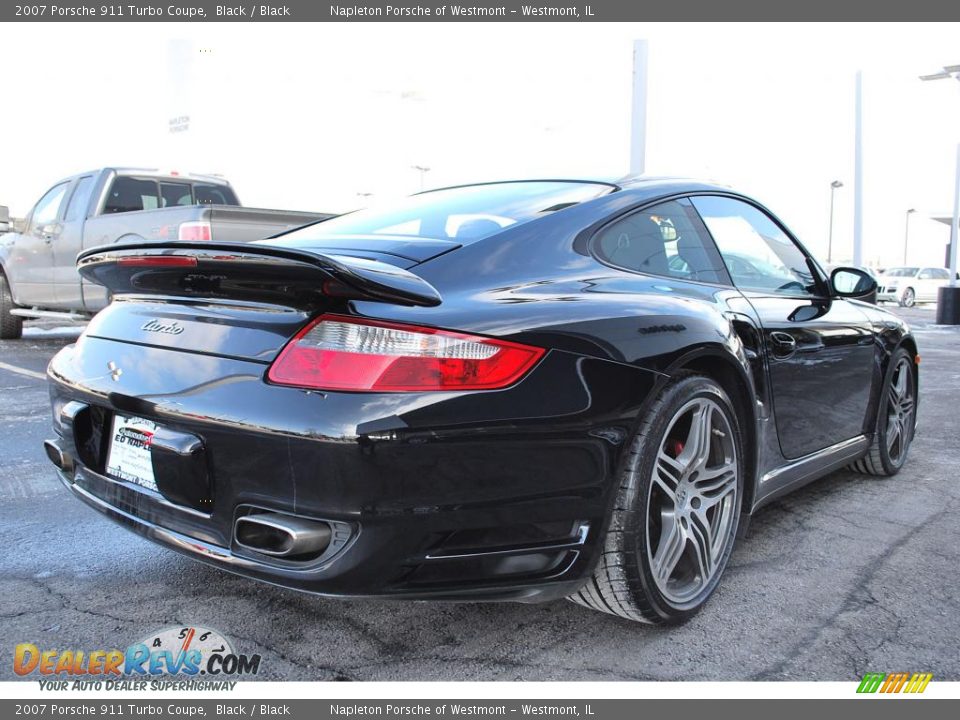 2007 Porsche 911 Turbo Coupe Black / Black Photo #5