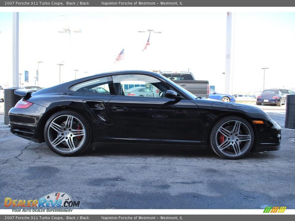 2007 Porsche 911 Turbo Coupe Black / Black Photo #6
