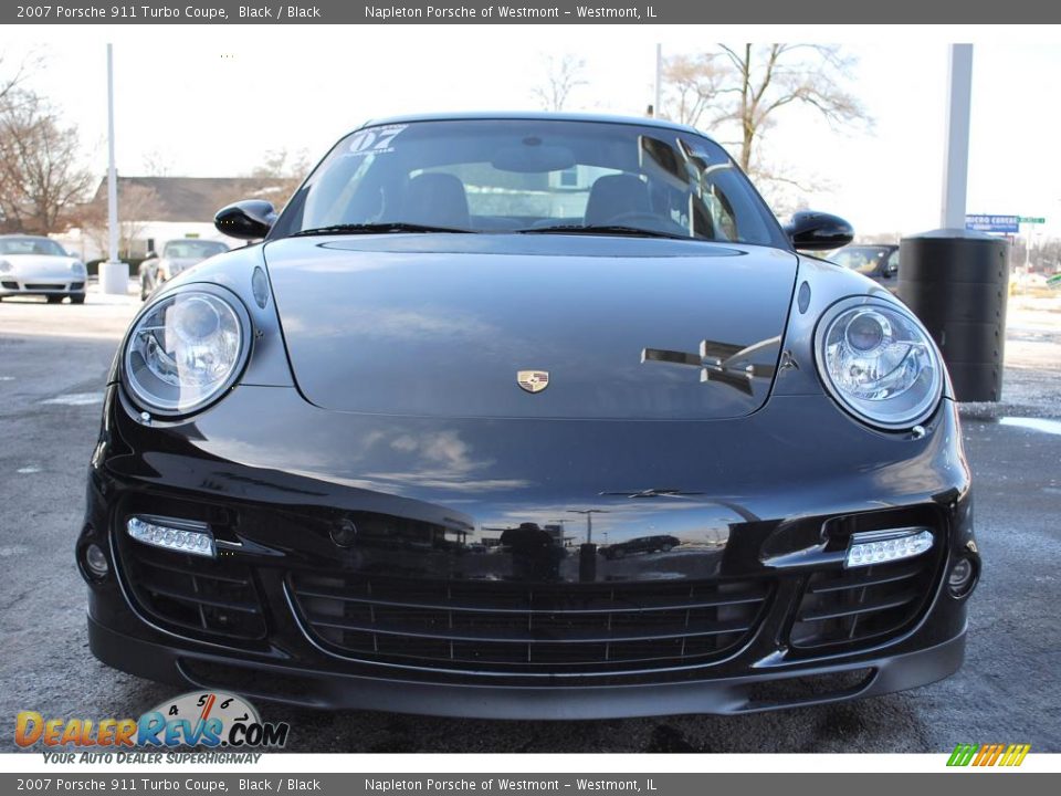 2007 Porsche 911 Turbo Coupe Black / Black Photo #8
