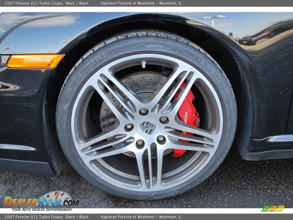 2007 Porsche 911 Turbo Coupe Black / Black Photo #9