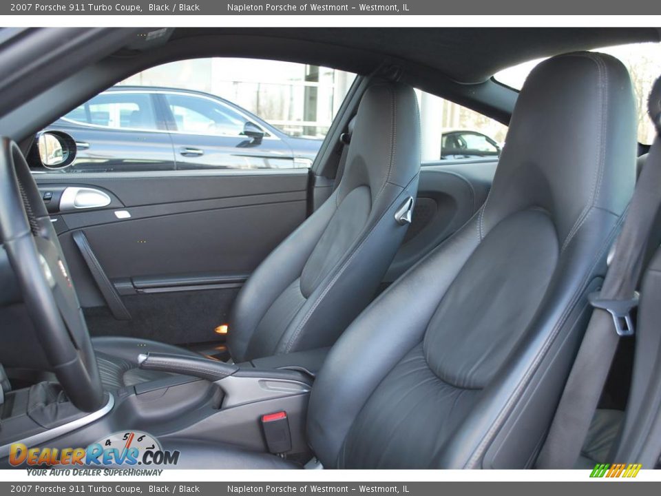 2007 Porsche 911 Turbo Coupe Black / Black Photo #11