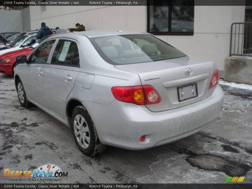 2009 Toyota Corolla Classic Silver Metallic / Ash Photo #2