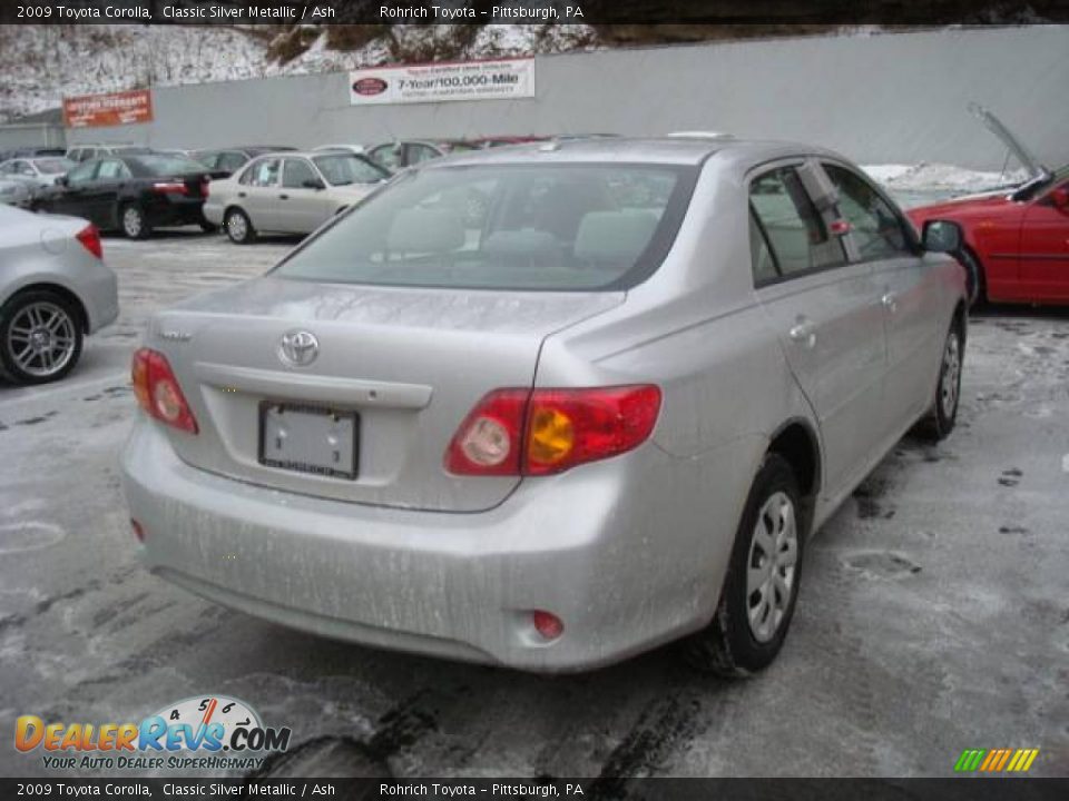 2009 Toyota Corolla Classic Silver Metallic / Ash Photo #4