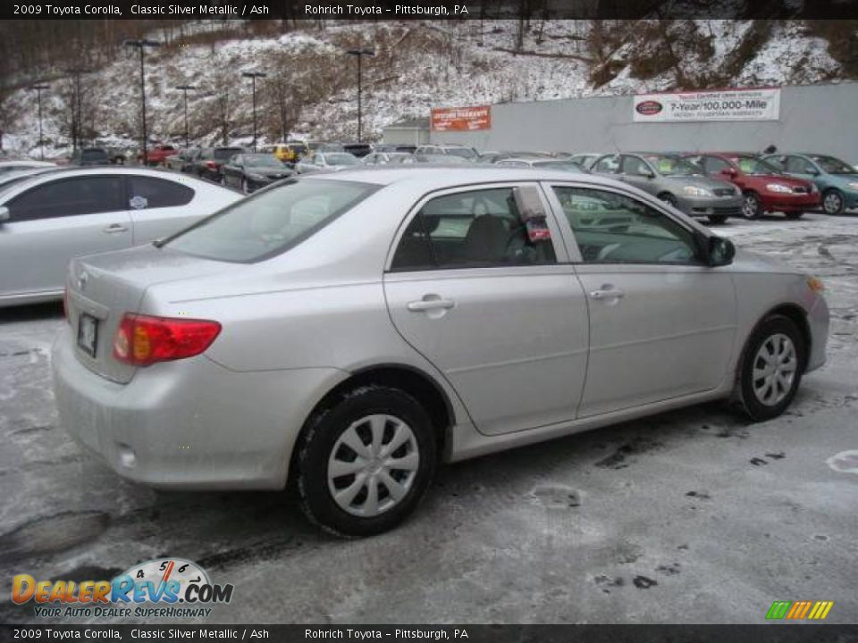 2009 Toyota Corolla Classic Silver Metallic / Ash Photo #5