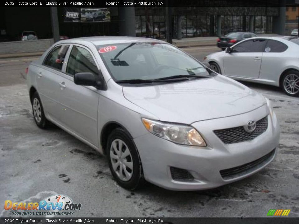 2009 Toyota Corolla Classic Silver Metallic / Ash Photo #6