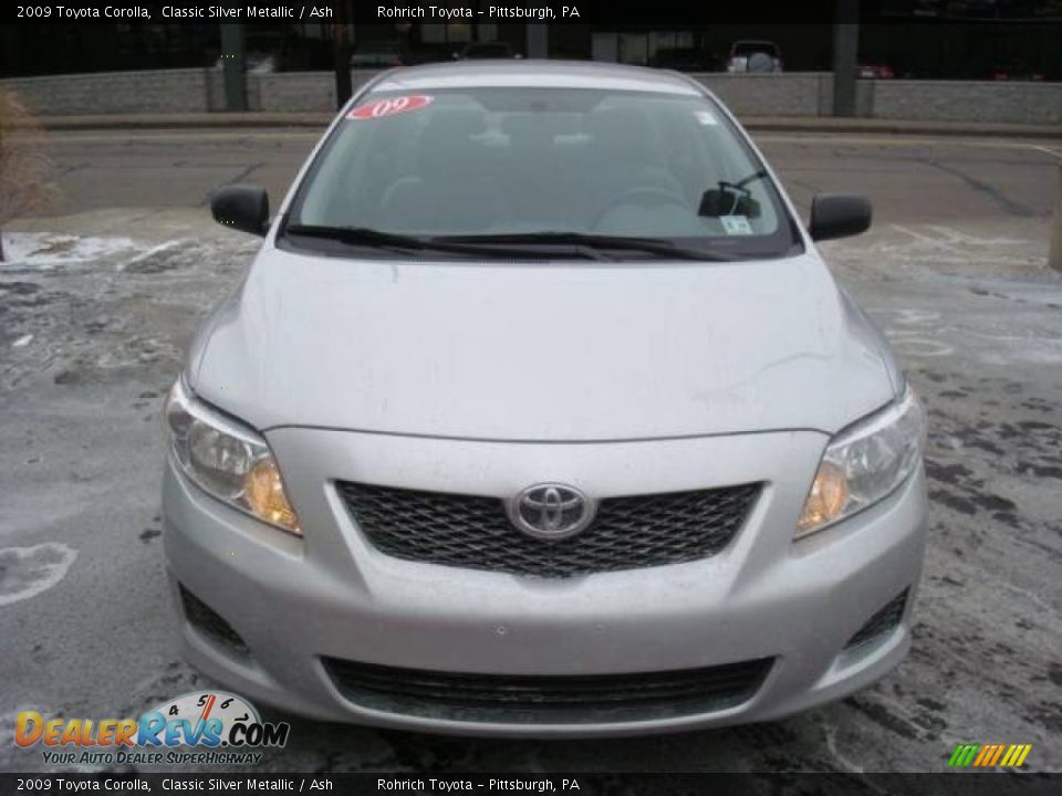 2009 Toyota Corolla Classic Silver Metallic / Ash Photo #7