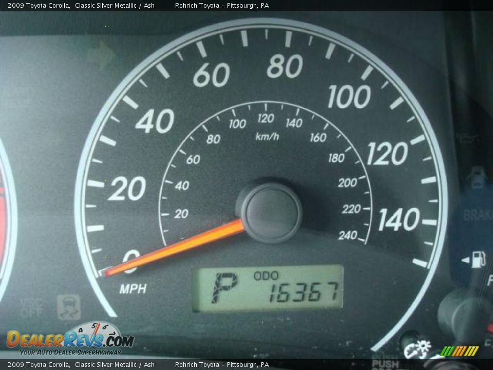 2009 Toyota Corolla Classic Silver Metallic / Ash Photo #20