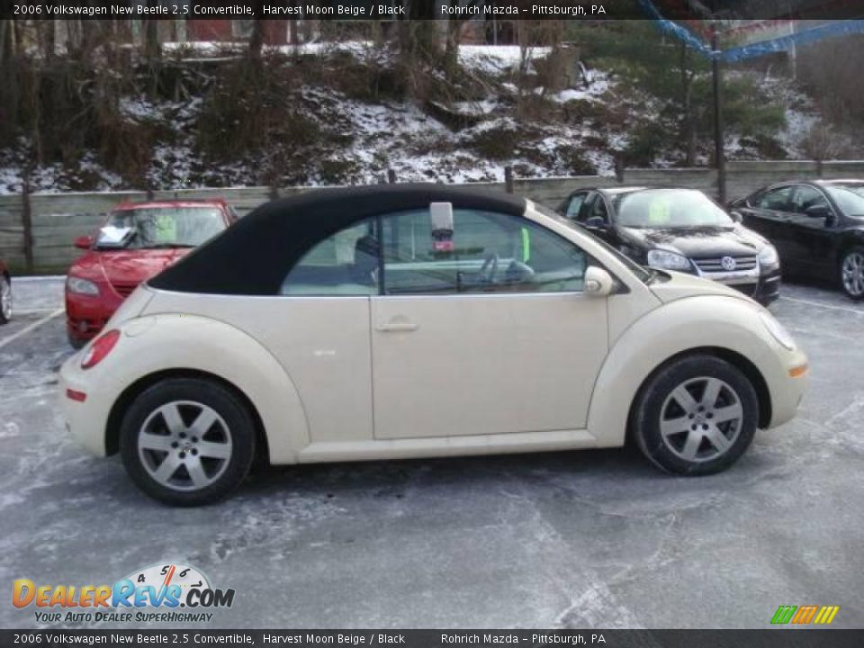2006 Volkswagen New Beetle 2.5 Convertible Harvest Moon Beige / Black Photo #6