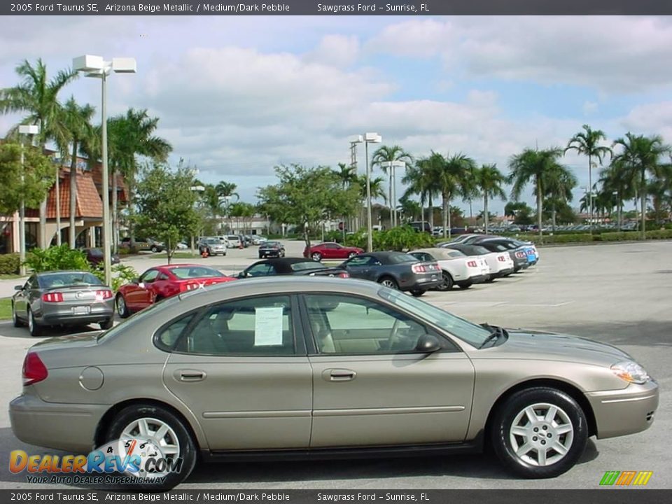 2005 Ford Taurus SE Arizona Beige Metallic / Medium/Dark Pebble Photo #2