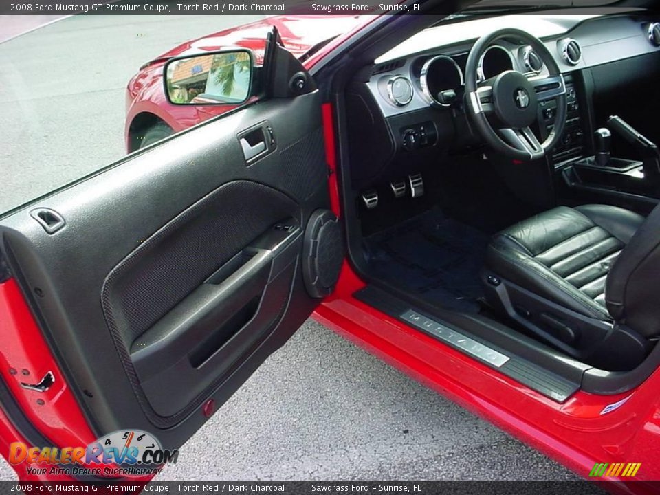 2008 Ford Mustang GT Premium Coupe Torch Red / Dark Charcoal Photo #9