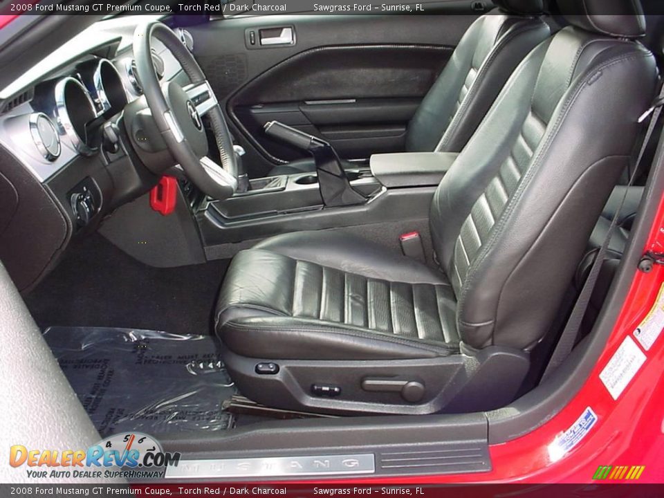 2008 Ford Mustang GT Premium Coupe Torch Red / Dark Charcoal Photo #10
