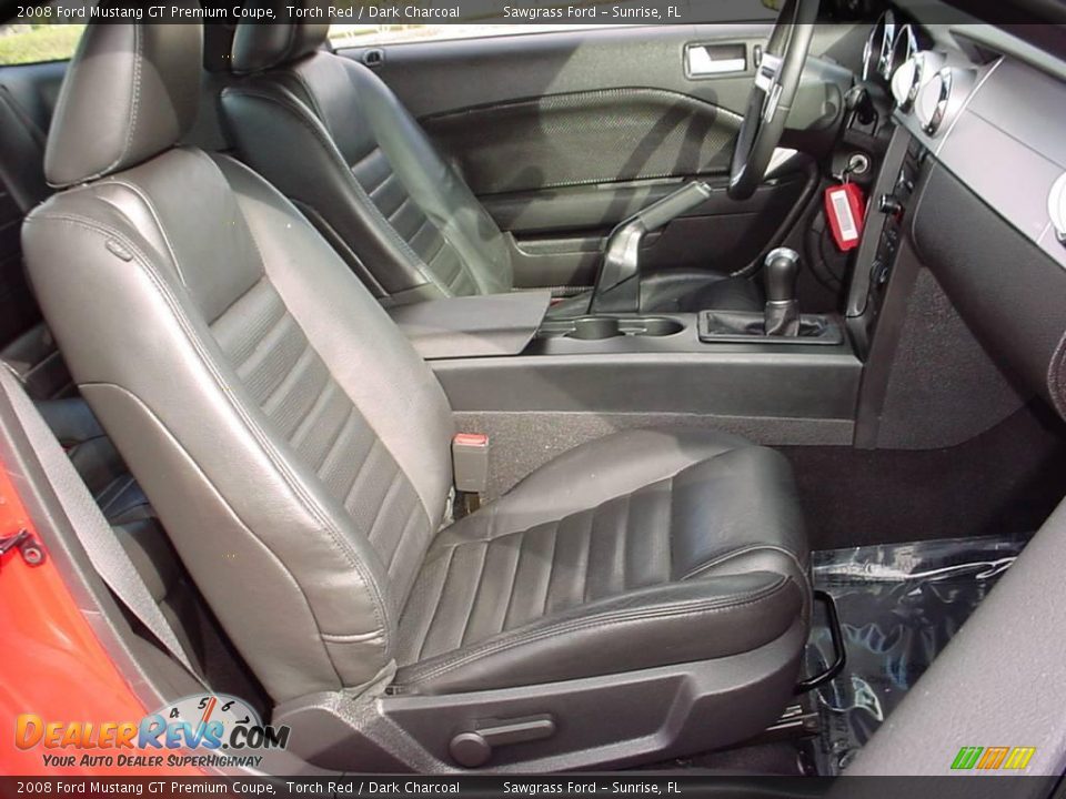 2008 Ford Mustang GT Premium Coupe Torch Red / Dark Charcoal Photo #11