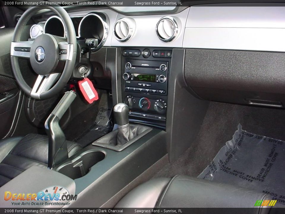 2008 Ford Mustang GT Premium Coupe Torch Red / Dark Charcoal Photo #13
