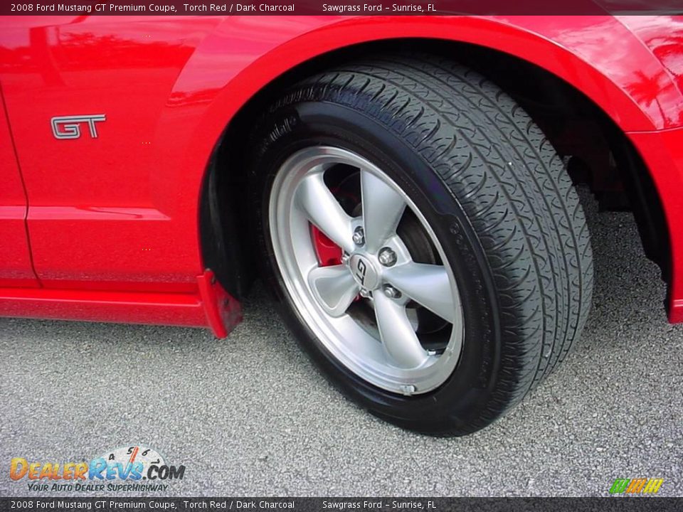 2008 Ford Mustang GT Premium Coupe Torch Red / Dark Charcoal Photo #14