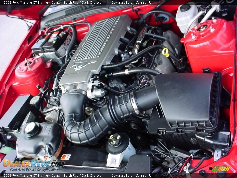 2008 Ford Mustang GT Premium Coupe Torch Red / Dark Charcoal Photo #15
