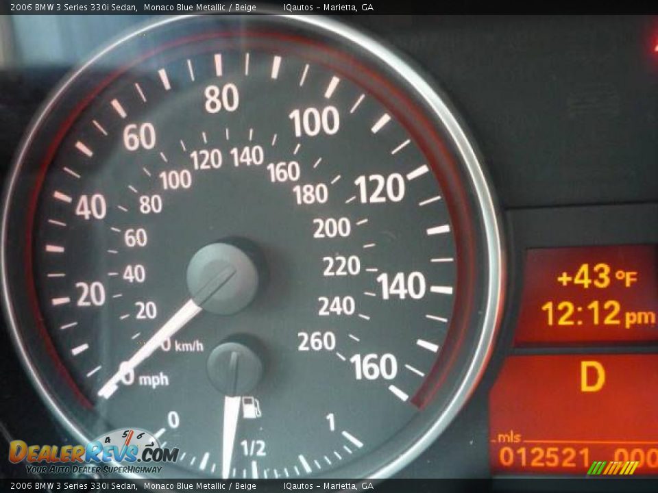 2006 BMW 3 Series 330i Sedan Monaco Blue Metallic / Beige Photo #10